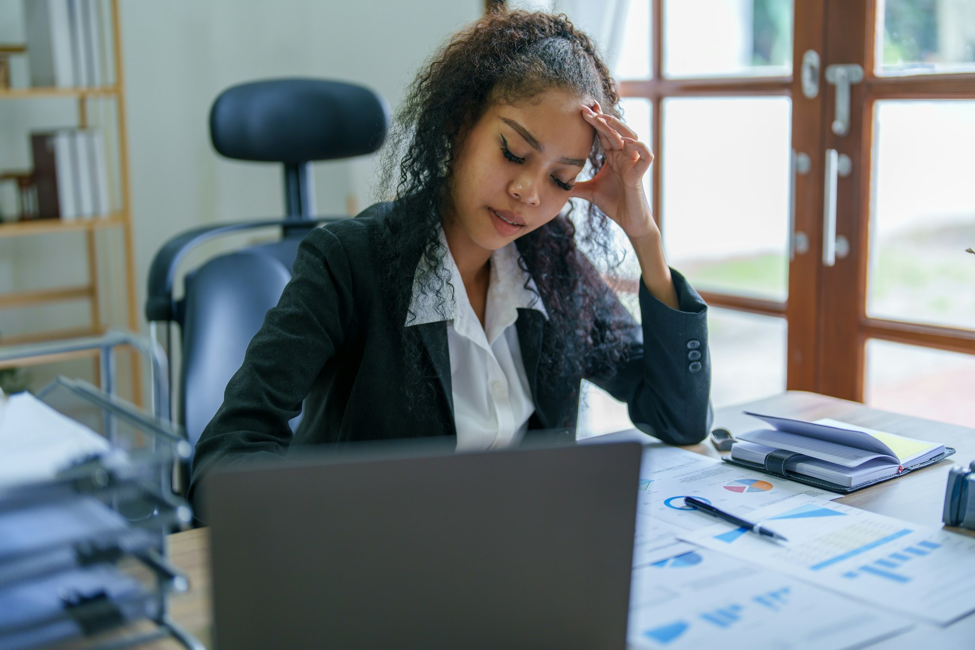 African Americans women entrepreneurs showing fear and anxiety